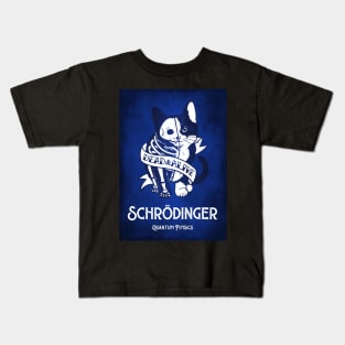 Erwin Schrödinger Cat Dead and Alive Kids T-Shirt